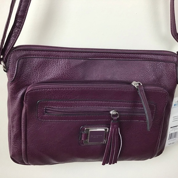 Rosetti, Bordeaux,shoulder or hand held handbag. - Picture 5 of 9